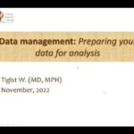 Data management: Preparing Your Data for Analysis